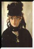 Portrt der Berthe Morisot mit Veilchenstrau (1872, Slg. E. Ruart, Paris)